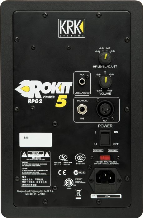 KRK RP5 G2 專(zhuān)業(yè)監(jiān)聽(tīng)音箱