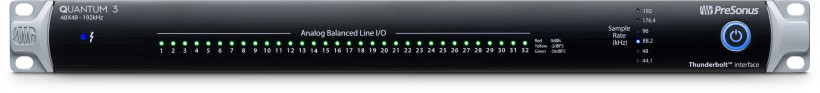 PreSonus 發(fā)布全線路接口的雷電音頻接口 Quantum 4848，送全功能版 Studio One
