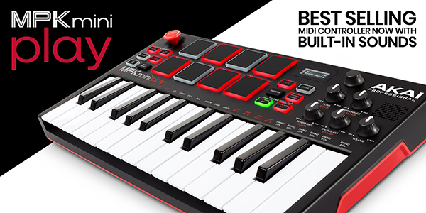 AKAI - MPK Mini Play MIDI鍵盤(pán) MIDI控制器