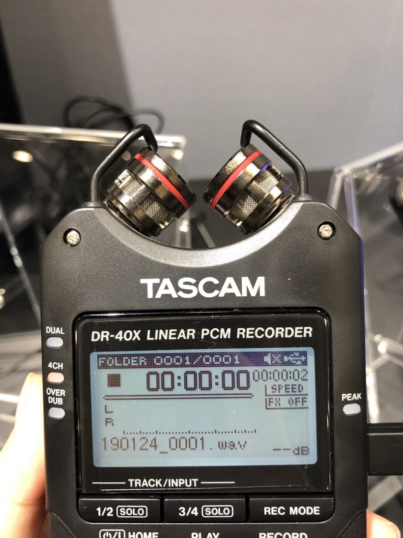 NAMM 2019 展會：Tascam 三款 DR-X 系列手持錄音機(jī)第一時間上手