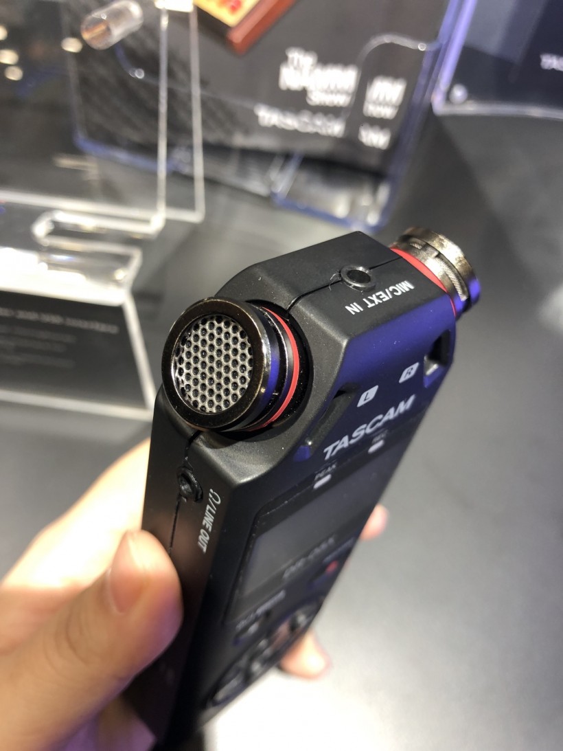 NAMM 2019 展會：Tascam 三款 DR-X 系列手持錄音機(jī)第一時間上手