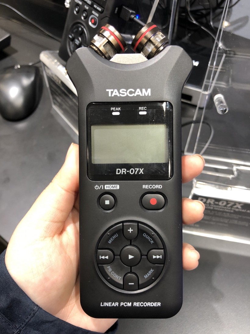 NAMM 2019 展會：Tascam 三款 DR-X 系列手持錄音機(jī)第一時間上手