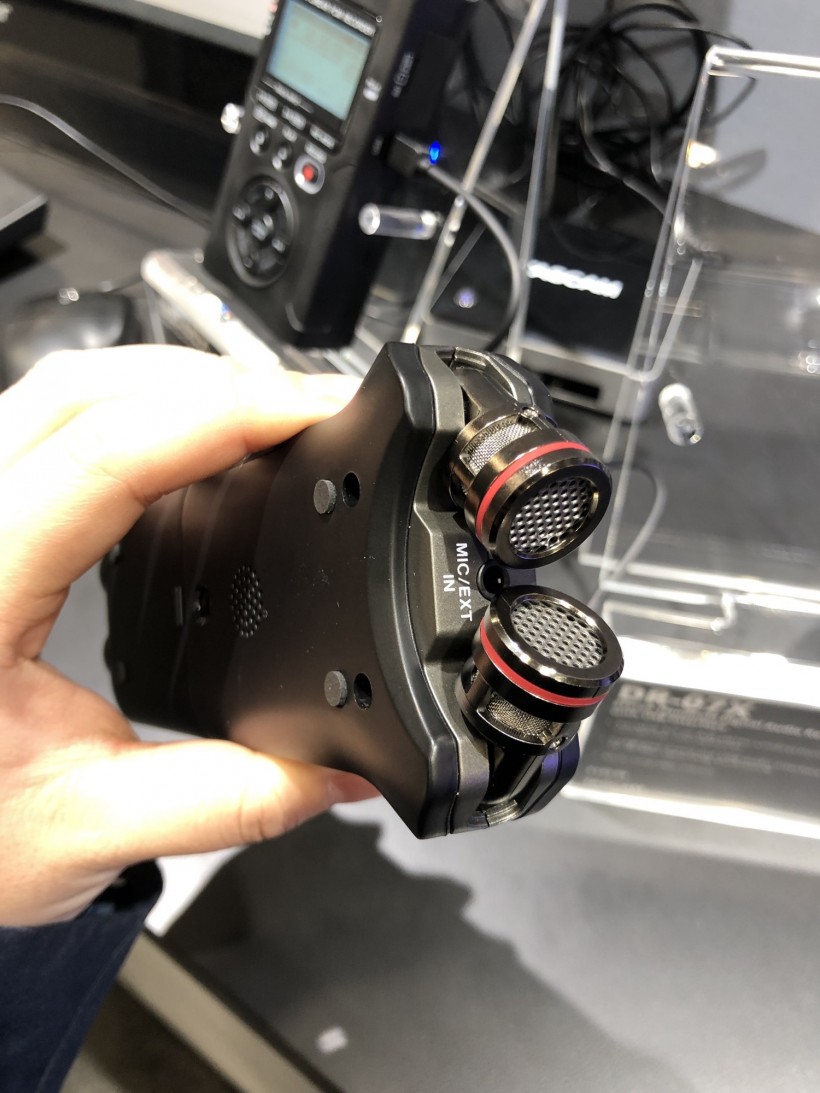 NAMM 2019 展會：Tascam 三款 DR-X 系列手持錄音機(jī)第一時間上手