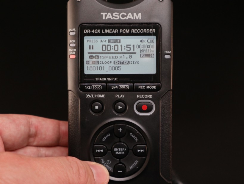 TASCAM X 戰(zhàn)警祭：DR-05X、DR-07X、DR-40X 系列便攜式錄音機(jī)測評(píng)