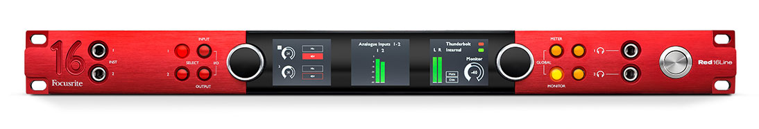 雷電？ Dante？ Pro Tools|Ultimate音頻接口？ Red 16Line滿足你！