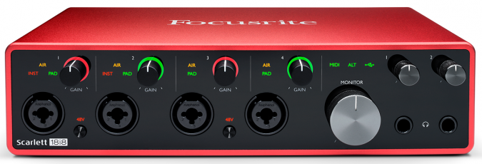 Focusrite 發(fā)布第三代 Scarlett 音頻接口系列，USB-C 接口 + 24 / 192 配置