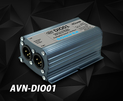 Sonifex AVN-DIO01 優(yōu)質Dante 轉立體聲模擬 XLR 輸出接口