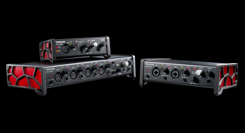 Tascam 發(fā)布新 US-HR 系列三款 USB-C 音頻接口：US-1x2HR、US-2x2HR、US-4x4HR