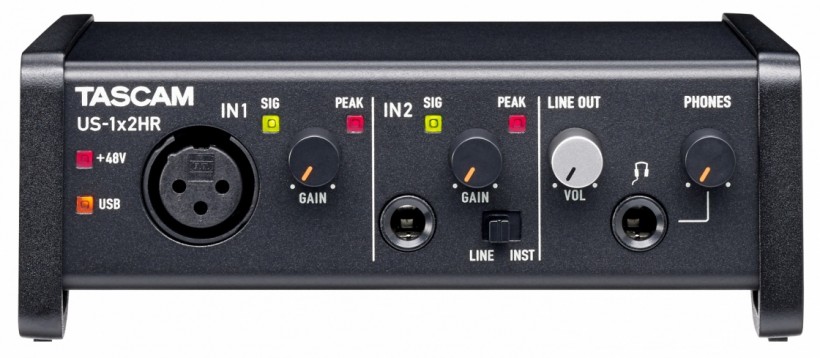 Tascam 發(fā)布新 US-HR 系列三款 USB-C 音頻接口：US-1x2HR、US-2x2HR、US-4x4HR