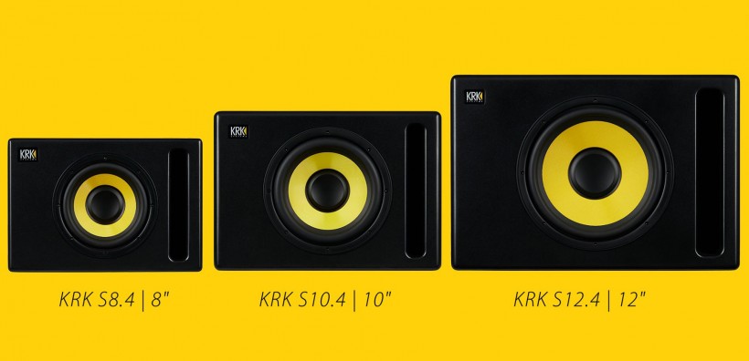 KRK 發(fā)布新一代低音音箱系列 S8.4、S10.4 和 S12.4