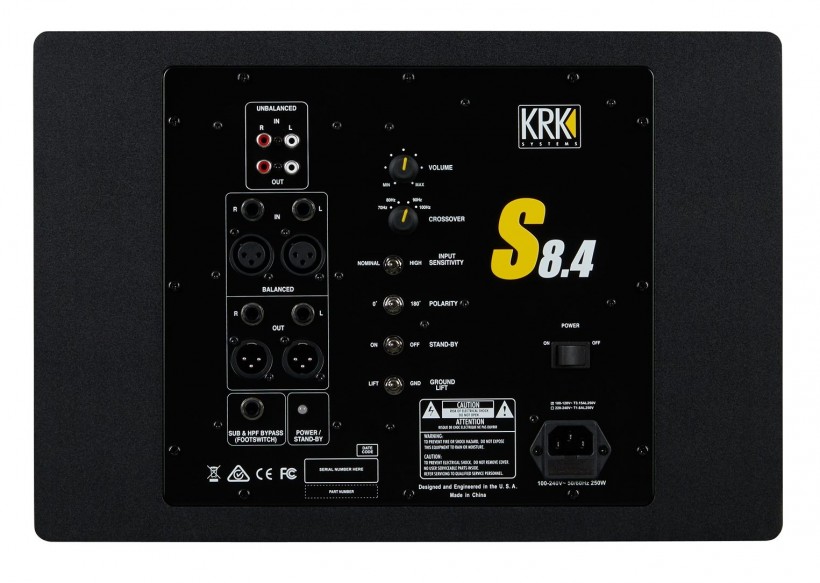 KRK 發(fā)布新一代低音音箱系列 S8.4、S10.4 和 S12.4